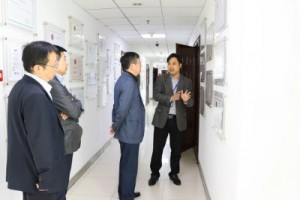 國家融資擔?；鸸究偨浝硐蚴牢囊恍猩W臨同陽科技調研指導